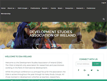 Tablet Screenshot of dsaireland.org